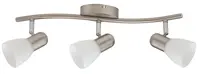 Șină spoturi Omnia - Jackie, IP20, E14, 3 x 40W, argintiu