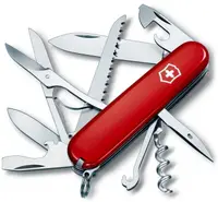 Cuțit de buzunar elvețian Victorinox - Huntsman, 15 funcții, blister