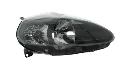 Far fata Dreapta (H4, electric, cu motor, culoare insert: negru, culoare semnalizator: transparent) potrivit ABARTH GRANDE PUNTO, PUNTO; FIAT GRANDE
