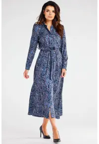 Rochie dama - Poliester - Albastru marin - Albastru