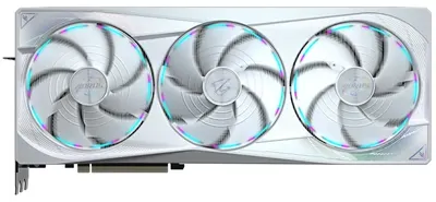 Placă video Gigabyte - AORUS GeForce RTX 5080 MASTER ICE, 16GB, GDDR7, albă