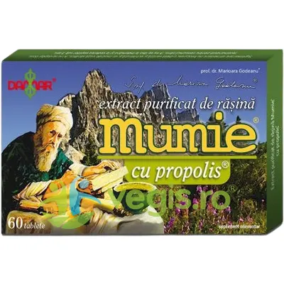 Extract Purificat de Rasina Mumie cu Propolis 60tb