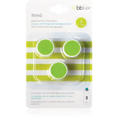 BBLÜV Trimö extensie rezervă pentru pila de unghii pentru copii 6-12m 3 buc