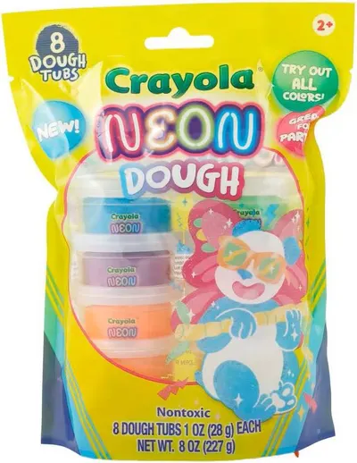 Set de plastilină Crayola - Neon, 8 culori