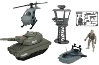 Set de joacă Chap mei Soldier Force - Tabără militară, cu sunete și lumini