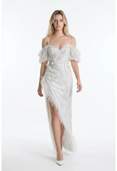 Rochie Michaela alba