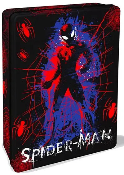 Set de colorat în cutie metalică Multiprint - Spider man