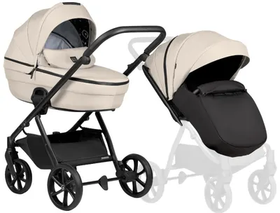 Cărucior pentru bebeluși 2 în 1 Tutis - Uno 6+, Beige