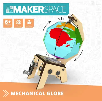 Constructor Engino Makerspace DIY - Glob, 69 piese