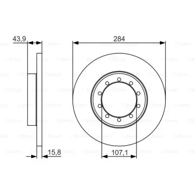Disc frana BOSCH 0 986 479 A34