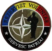 Emblema Brodata Rezervist Voluntar NATO - Default Title