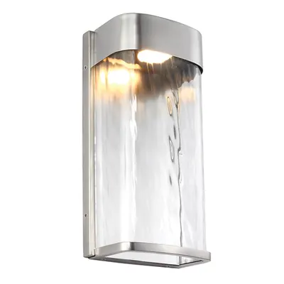 Aplica Bennie 1 Light Large LED Wall Light – Painted Brushed Steel