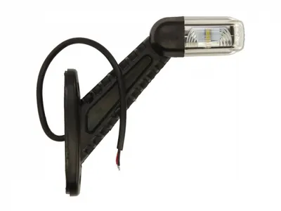 Lumina delimitare stanga, portocaliu rosu alb, LED, inaltime 143,7mm; latime 148,6mm; adancime 61,5mm, fixare verticala, 12 24V