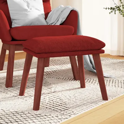 vidaXL Taburet, roșu vin, 45x29,5x35 cm, material textil