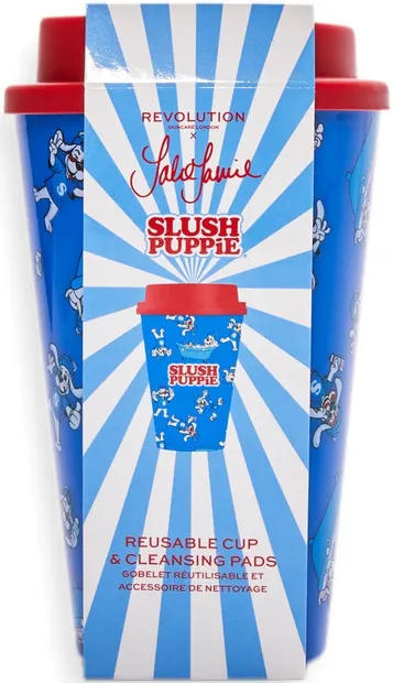 Revolution Skincare x Jake Jamie Set Slush Puppie - Căni + Bureți de curățare pentru față, 2 bucăți