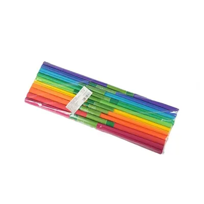 Hartie Creponata, 200 x 25 cm, 10 Culori Curcubeu Mini