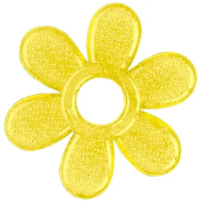 Jucărie de dentiție pentru bebeluși Vaboono - Daisy, galben