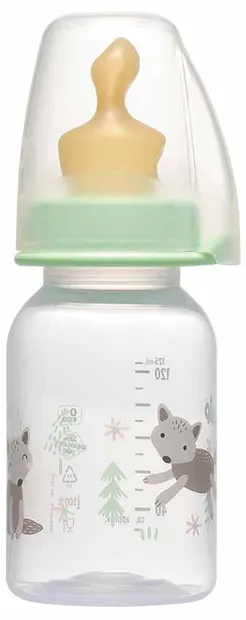 Biberon NIP - Family, PP, Flow S, 0-6 m, 125 ml