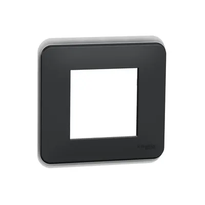 Placa ornament, Unica Pro, un modul, antracit