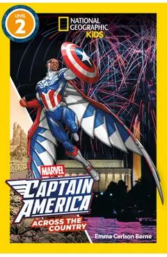 Marvel's Captain America Across the Country (National Geographic Kids Readers, Level 2)