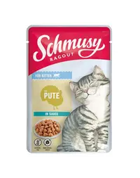 SCHMUSY RAGOUT curcan in sos hrana pentru pisicute 100 g