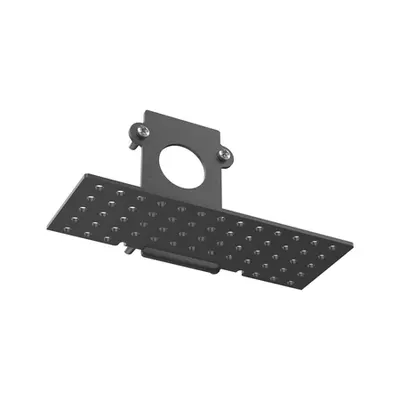 Accesoriu corp de iluminat Ego end cap recessed easy con foro Negru