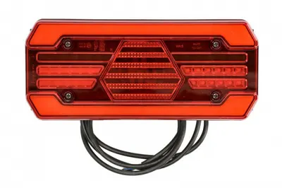 Stop spate stanga (LED, 12 24V, cu intermitent, cu far ceata, lumina de marsarier, cu stop, lumina de parcare, cu iluminare placuta, reflector, lungime cablu: 2m)