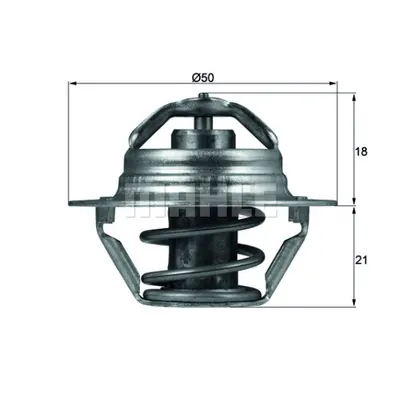 Termostat, lichid racire MAHLE TX 100 89D