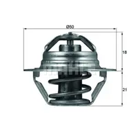 Termostat, lichid racire MAHLE TX 100 89D