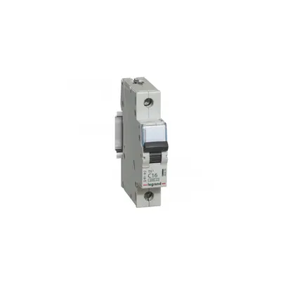 Siguranta automata MCB TX³ 6000 - 1P - 230/400 V~ - 16 A - C curba - prong-type supply busbars
