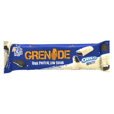 Baton proteic Oreo White, 60g, Grenade