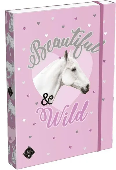 Cutie cu elastic Lizzy Card Wild Beauty Purple - A4