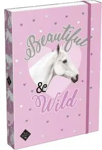 Cutie cu elastic Lizzy Card Wild Beauty Purple - A4