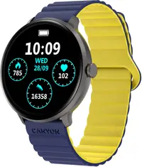Smartwatch Canyon - Jacky SW-69, 47 mm, 1.3'', Blue Yellow