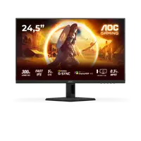 Monitor Gaming AOC 25G4SRE, 24.5", 1920 x 1080 pixeli, Black, Red, 3 ani Garantie