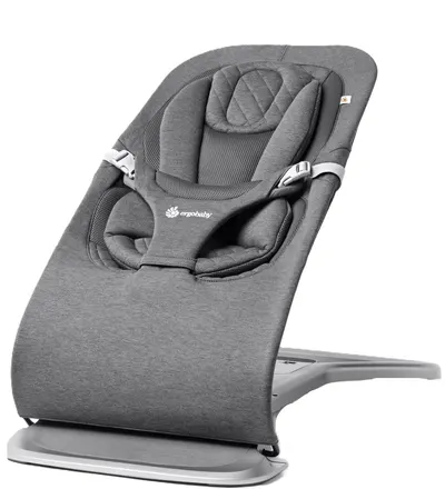 Șezlong pentru bebeluşi 3 in 1 Ergobaby - Evolve, Charcoal Gray