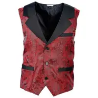Vesta vintage burgundy jacquard