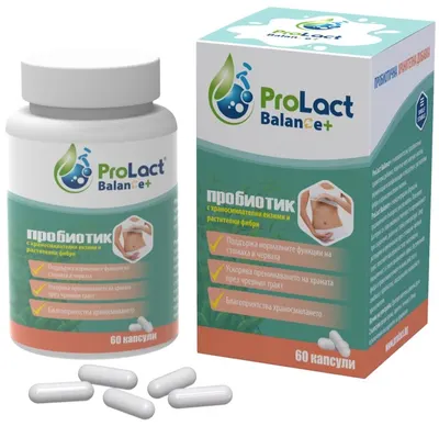 Balance+ Probiotic pentru o digestie bună, 60 capsule, ProLact