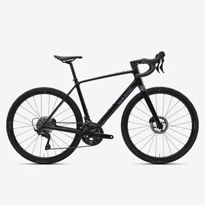 Bicicletă de șosea carbon Shimano 105 2x12v, EDR CF Negru