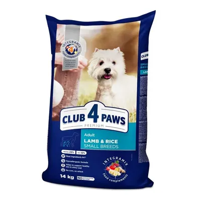 Club 4 Paws Adult Mini - Hrana uscata premium - Miel si Orez - 14kg