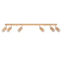 Corp de iluminat pentru tavan BERG 6 lemn natural