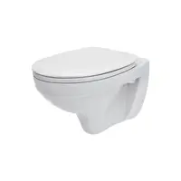 Vas WC suspendat monobloc Cersanit Delfi K11-0021 alb