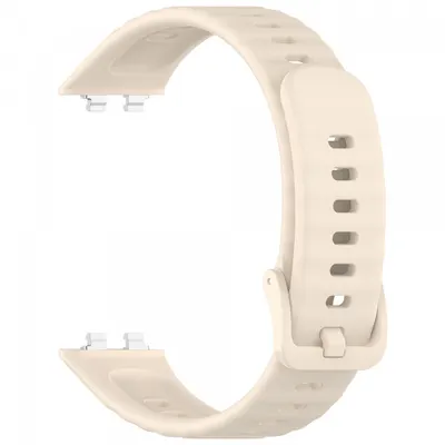 Curea Techsuit W082 pentru Huawei Band 11 / 11 Pro, Crem