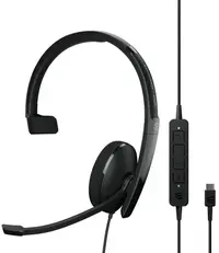 Căști cu microfon Sennheiser - EPOS SC 130, USB-C, negre