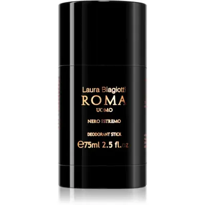 Laura Biagiotti Roma Uomo Nero Estremo deostick pentru bărbați 75 ml