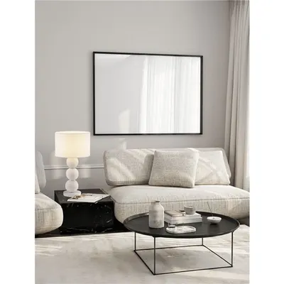 Veioza CHAMOIS Alb Stone ‘Papier-Mâché & Fabric Shade LED E27 · 1x12 Wat 100-240 Volt · IP20