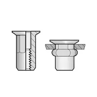 Piulite-nit Semihexagonale Cap Tesit Inox-M 5 X 12