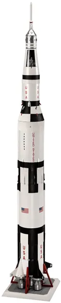 Model asamblat Revell Navă spațială: Apollo 11 Saturn V Rocket