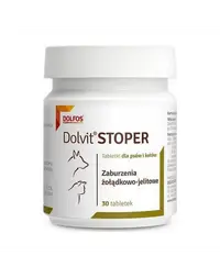 DOLFOS Dolvit Stoper 30 tab. supliment pentru diareea la caini si pisici