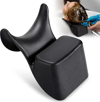 Perna / Suport de Gat pentru Lavoar Scafa Coafor | Negru, 23x15x11 cm